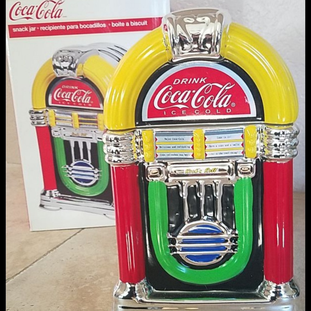 Coca Cola Jukebox Cookie Jar